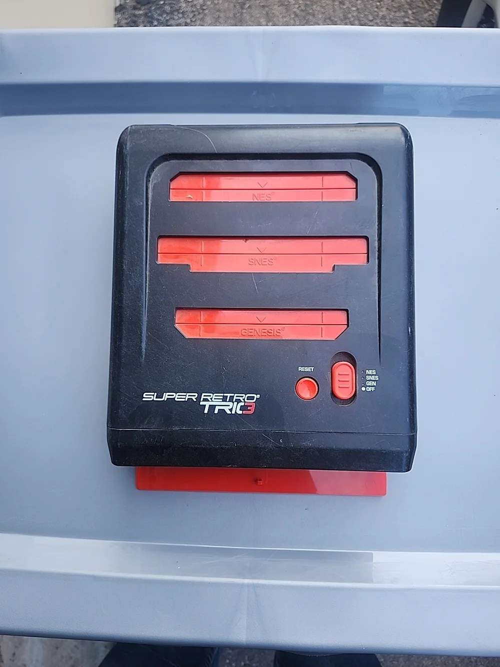 Nintendo Super Retro Trio Black and Red Multi-Console Adapter